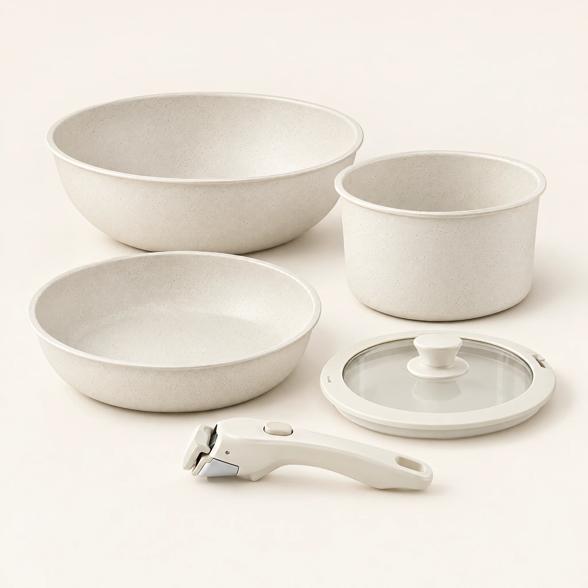 Compact Non Stick Pots and Pans Set